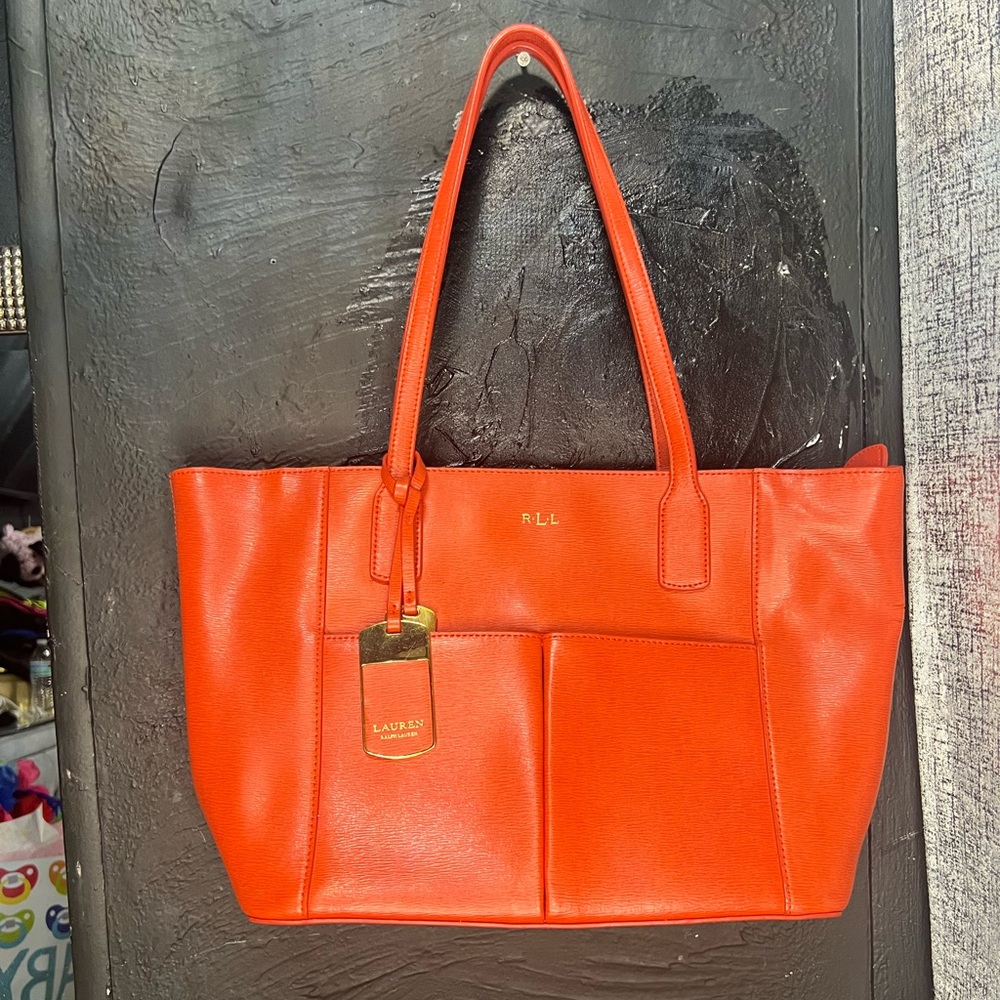 Ralph Lauren orange bag